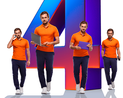 Великолепная четверка Ростелеком в&nbsp;посёлок Прилужье (Красноярский край)